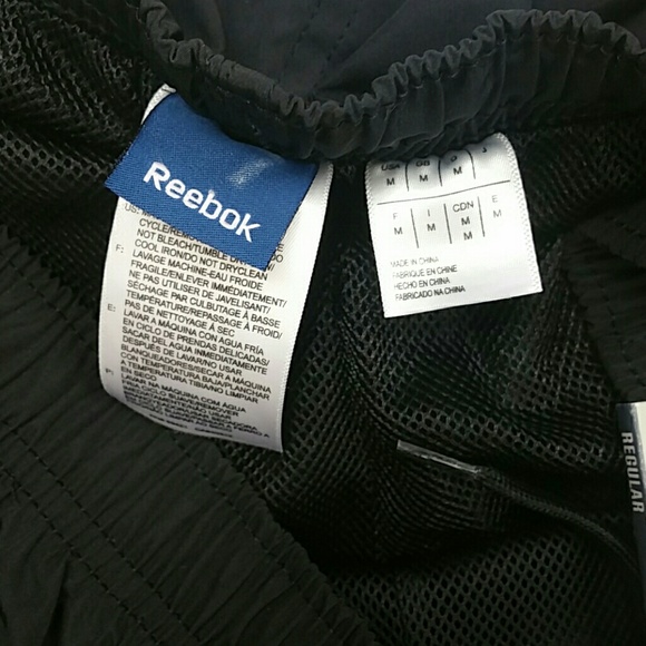 Reebok black woven  pants size medium - Picture 7 of 10